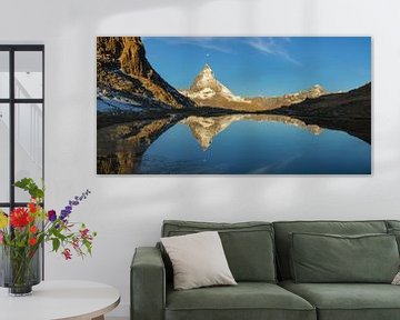 Matterhorn spiegelt sich im Riffelse von Markus Lange