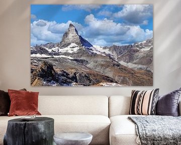 Cumuluswolken am Matterhorn von Markus Lange