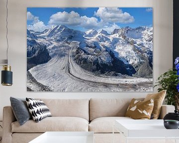 Monte Rosa Massiv und  Gornergletscher,  Schweiz von Markus Lange