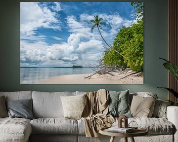 L'île de Lissenung dans le Pacifique Sud. sur Ron van der Stappen