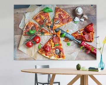 Pizza mit Meißel - Essen von Sara Milani