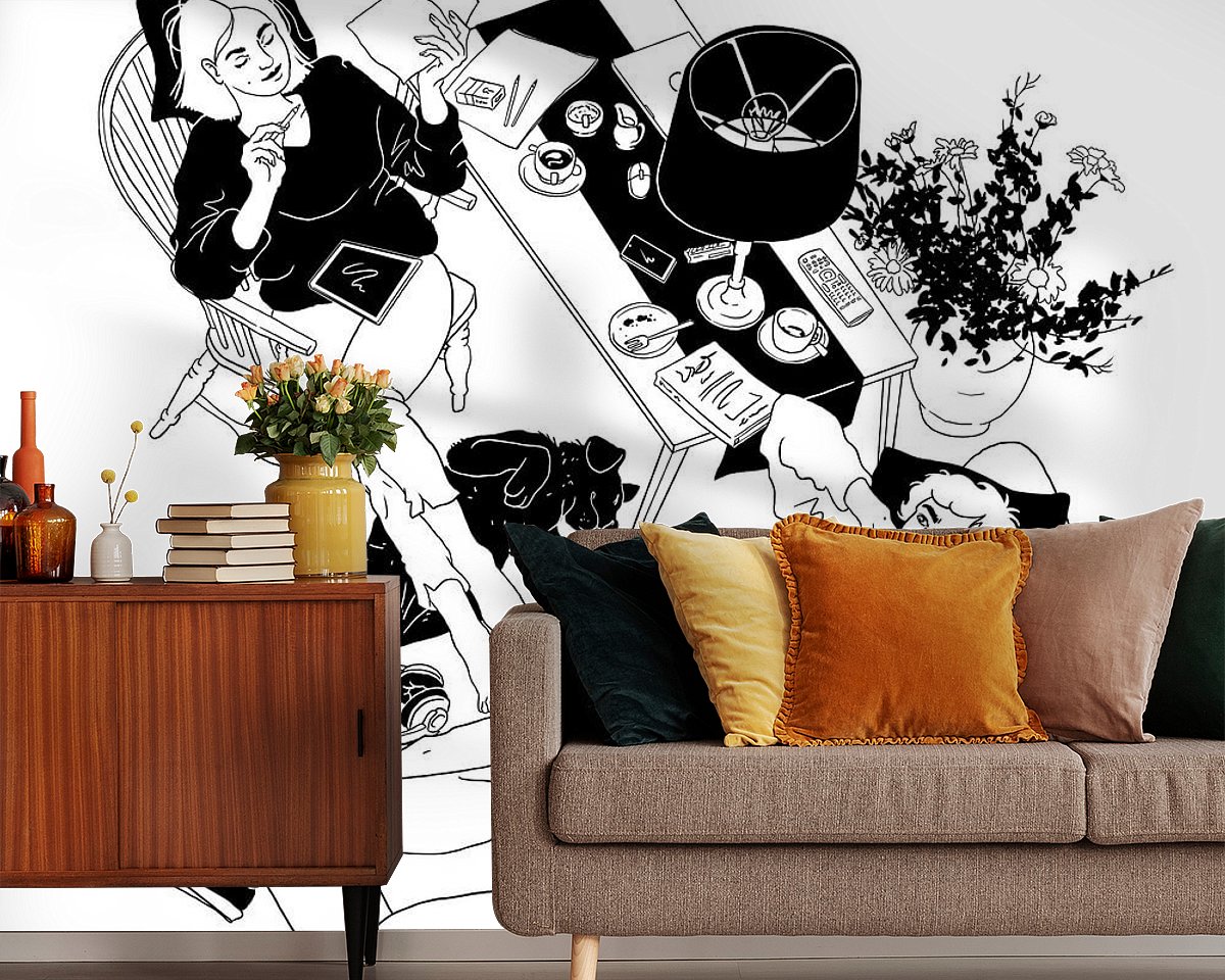 Example of the artwork in a room