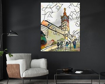 Kandinsky ontmoet Marseille, Motief 2 van zam art