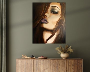 portrait de femme sur Marian Roymans