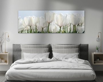 Weiße Tulpen von Franke de Jong