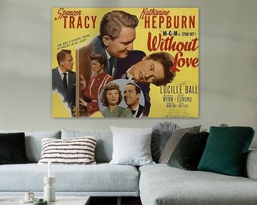 Filmplakat Without Love mit Spencer Tracy von Brian Morgan