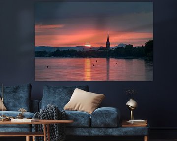 Sonnenuntergang über Radolfzell von Markus Keller