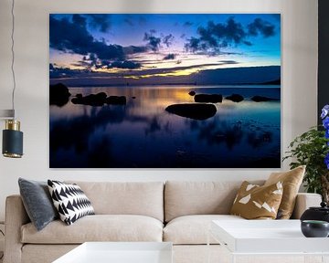 Sonnenaufgang Grevelingenmeer von Wilco Schippers