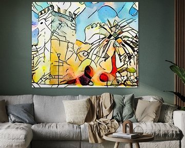 Kandinsky ontmoet Mallorca, Motief 1 van zam art