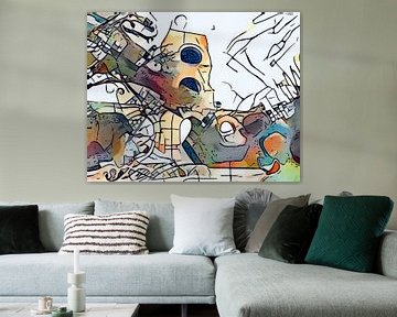 Kandinsky ontmoet Arles, Motief 1 van zam art