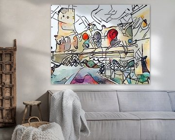 Kandinsky ontmoet Arles, Motief 2 van zam art