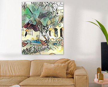 Kandinsky meets Arles, motif 5 by zam art