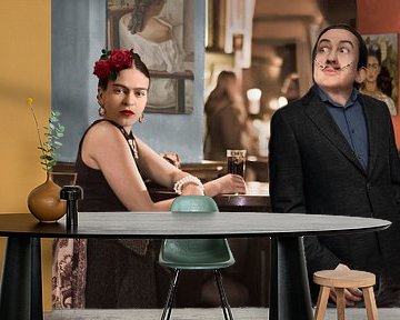 Frida und Salvador Dali in der Bar von Elianne van Turennout