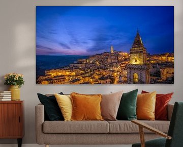 Matera - Blue Hour in the Morning by Teun Ruijters