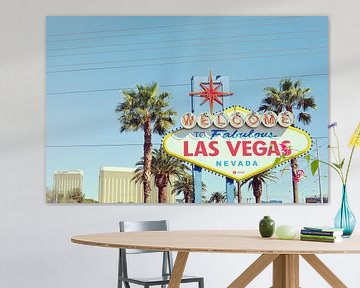 Las Vegas - Paysage Urbain Vintage aux États-Unis sur Carolina Reina