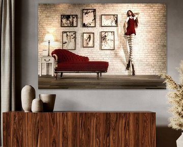 Pop Art an der Wand von Arjen Roos