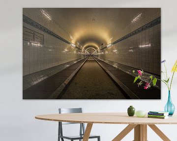 In the old Elbe Tunnel by Leon Okkenburg