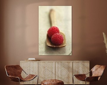 Sweet Raspberries Rustic Kitchen Picture by Tanja Riedel