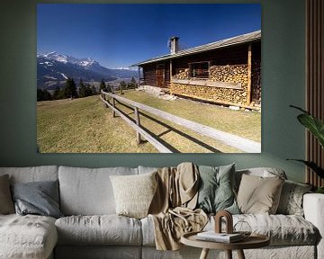 Corner Hut in Garmisch-Partenkirchen van Andreas Müller