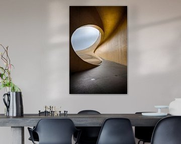 Architectural portrait under the bridge of Vroenhoven by Mark Bolijn