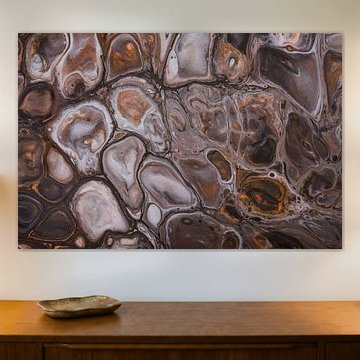 Abstract: Liquid brown tones by Marjolijn van den Berg