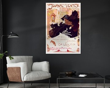 Journal des Ventes (1899) poster by Georges de Feure. sur Studio POPPY