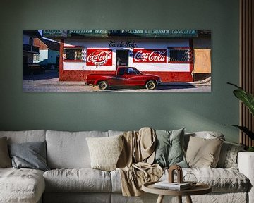 Flores Guatemala, with Coca Cola pickup truck by Winne Köhn