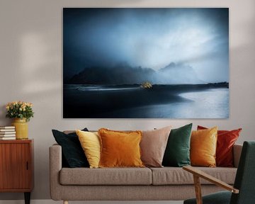 Plage au bord de la mer en Islande sur Voss Fine Art Fotografie