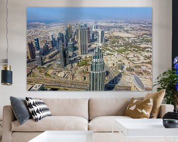 Luchtfoto van Dubai van Achim Prill