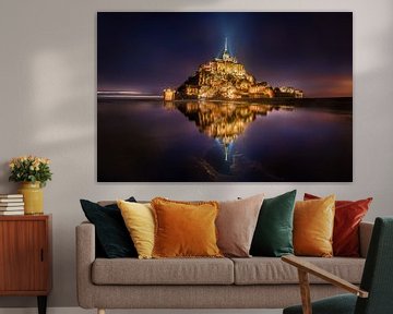 Le Mont Saint Michel en France au crépuscule sur Voss Fine Art Fotografie