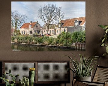Karakteristieke huizen in Willemstad van Ruud Morijn