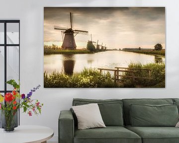 Les moulins à vent aux Pays-Bas sur Voss Fine Art Fotografie