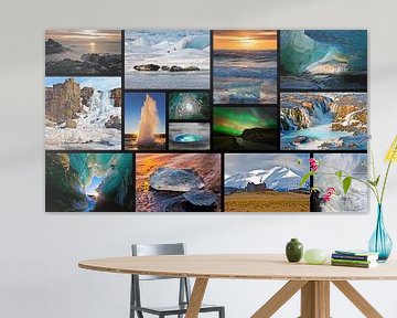 Collage IJsland van Anton de Zeeuw