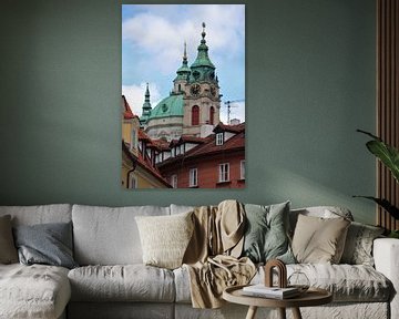 Mooie torens in Praag van Silvia Weenink