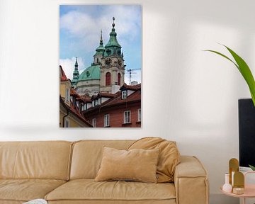 Mooie torens in Praag van Silvia Weenink