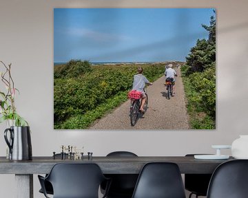 Fahrradfahren auf der Insel Sylt an der Nordsee von Animaflora PicsStock