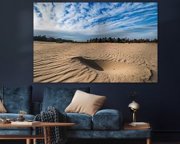 Bewegend zand Nederlandse Natuur van Rob Smit