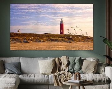 Eierland, le phare de Texel. sur Alida Stuut