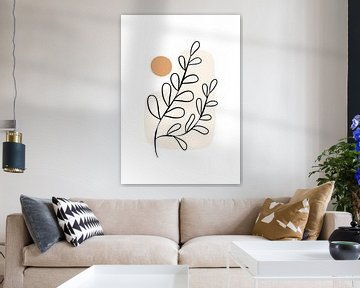 Plant in lines with sun by Studio Miloa