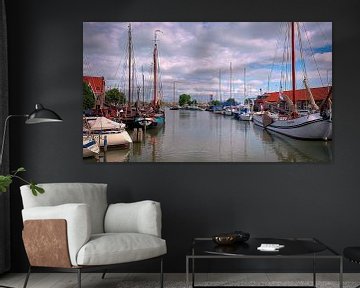 Hafen von Monnickendam von Digital Art Nederland
