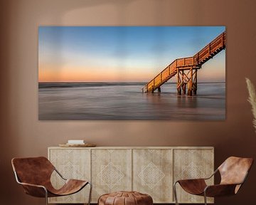 Treppe Sankt-Peter-Ording von Fine-Art Landscapes