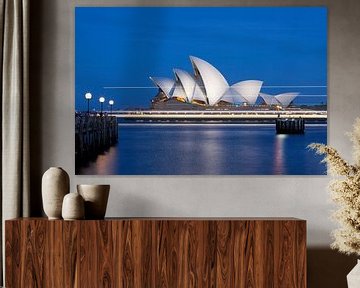 Sydney Opera House at blue hour by Marianne Kiefer PHOTOGRAPHY