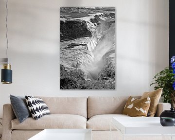Wasserfall Gullfoss von Anton de Zeeuw