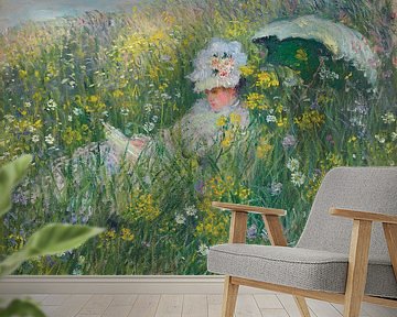 In de weide, Claude Monet