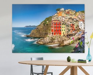 Riomaggiore in the Cinque Terre in Italy. by Voss Fine Art Fotografie