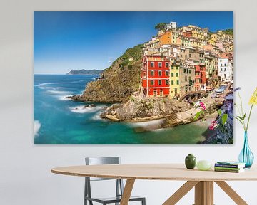 Riomaggiore dans les Cinque Terre en Italie. sur Voss Fine Art Fotografie