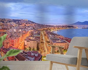 Napels in laat avondlicht