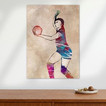 Art sportif de volley-ball #volley-ball sur JBJart Justyna Jaszke