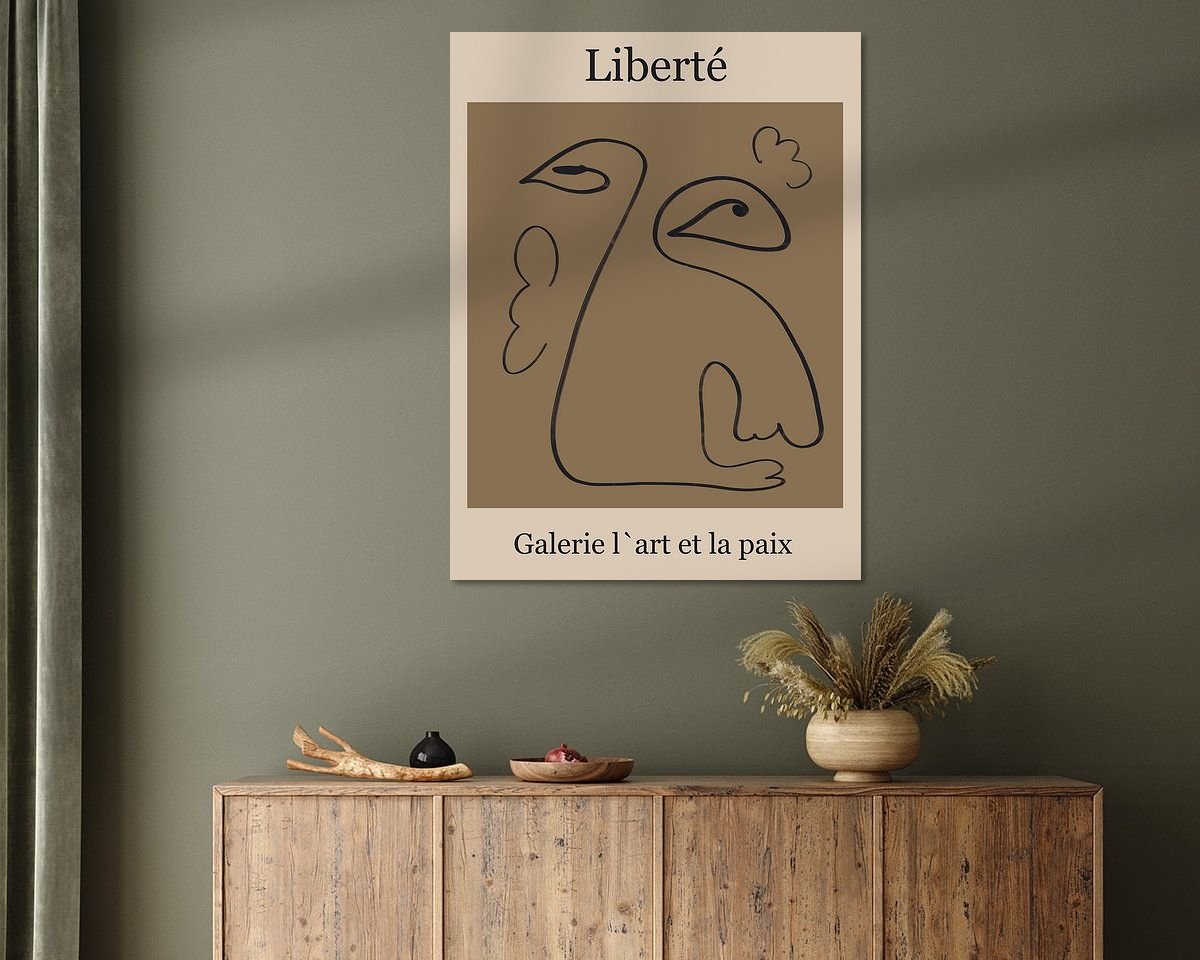 Example of the artwork in a room