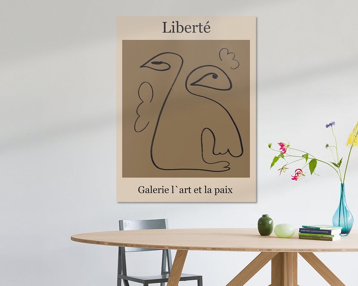 Example of the artwork in a room
